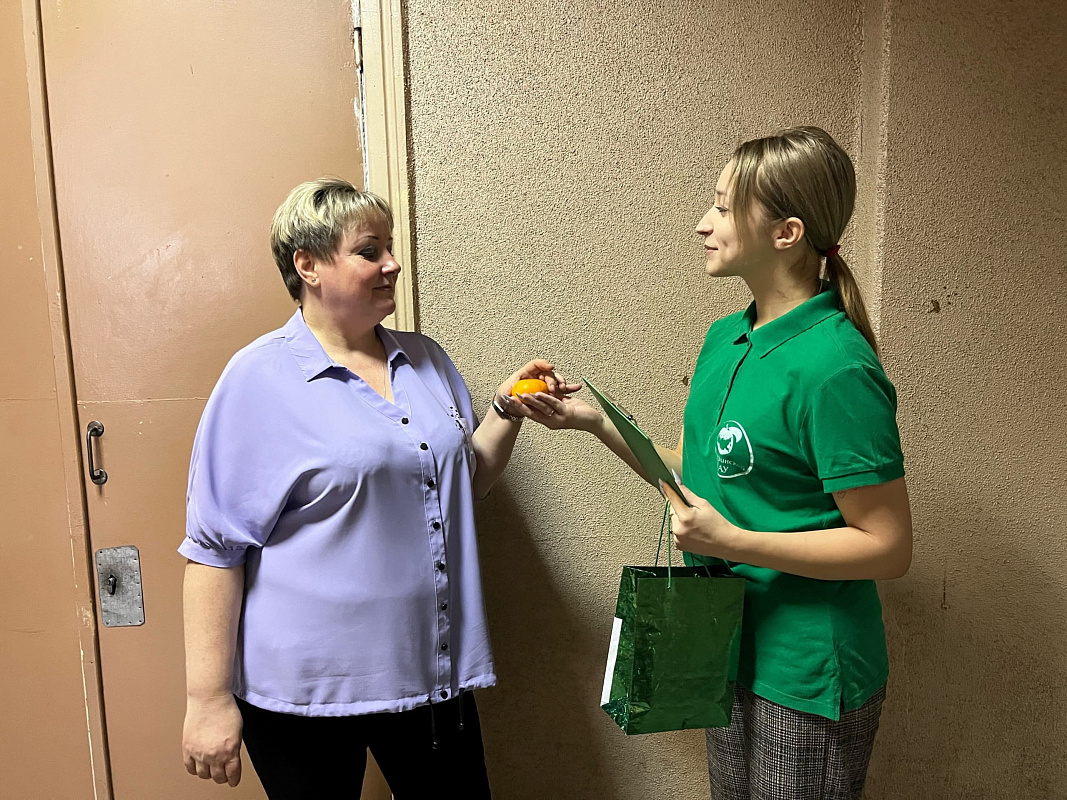 В преддверии Нового года, наш Волонтёрский центр «Дом Добра» Мичуринского ГАУ провёл акцию «Скоро Новый год»